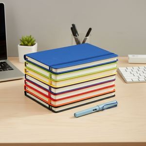 Promotion Promotional Pu A5 White Logo Customized Color Leather <b>Notebook</b> Binding Elastic Strap <b>Notebook</b> With Cover Leather - Product Image 2