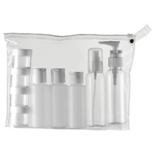 Ceshi lastic Pet Travel Bottle Set cho mỹ phẩm dầu gội Lotion Mặt Kem tùy chỉnh in logo thuận tiện du lịch Kit - Product Image 2