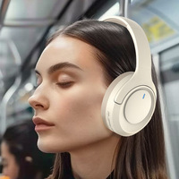 Casque sans fil supra-auriculaire 5.0 avec annulation active du bruit (ANC) et longue autonomie de la batterie