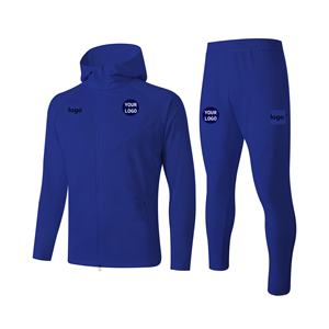 Chándal de Fútbol Personalizado para Hombre, Nueva Temporada, Chaqueta con Cremallera, Todos los Logotipos, para Entrenamiento, Ligero, de Secado Rápido, Transpirable y Resistente al Viento - Product Image 6