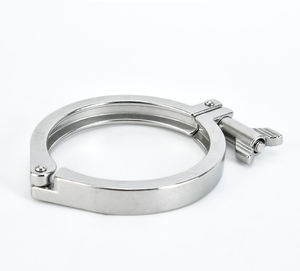 Zware uitvoering enkelvoudige pin klem van roestvrij staal 304 met LS inch-meetstelsel, opklapbaar, hoge kwaliteit voor commercieel/industrieel gebruik, bouten - Product Image 2