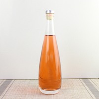 Wilk-wholesale 350ml 500ml 750ml High End Soft Drinks French evian Mineral Water Bouteille en verre pour boissons