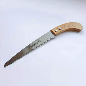 Sierra de podar Dezhizhu con mango de madera, hoja fija de 270 mm para jardinería de árboles frutales - Product Image 3