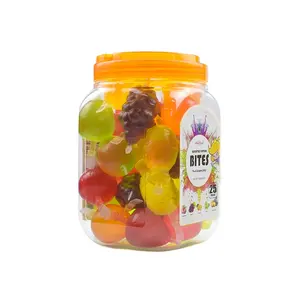MINICRUSH JELLY OEM Fruit Shaped Jelly Candy China Colorful Cute 35g 40pcs Fruit Shaped Jelly
