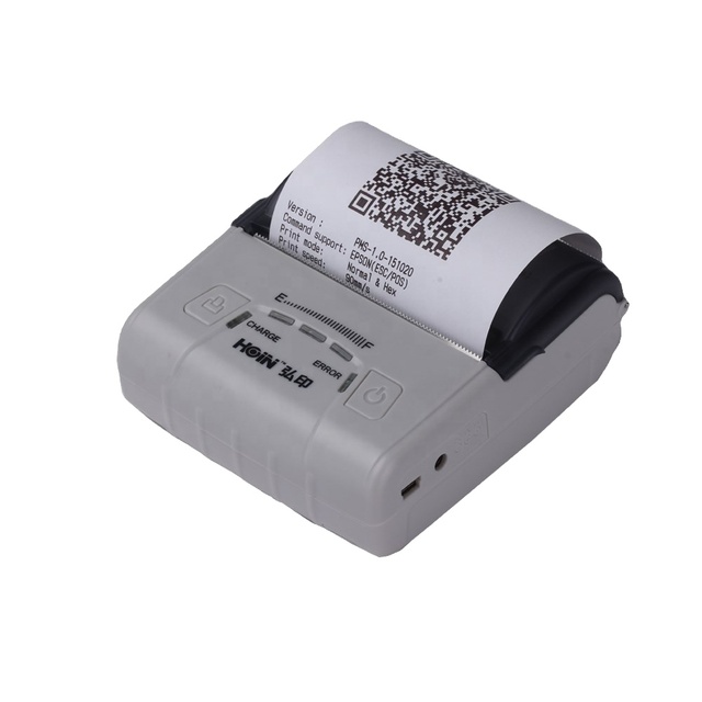 Mini Portable 80mm Thermal Receipt Printer with Multi-Interface (USB/BT/WiFi) 203dpi Stock for Small Business Independent Shops