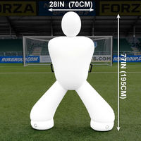 Mannequin de gardien de but gonflable de haute qualité, nouveau, pour l'entraînement au football