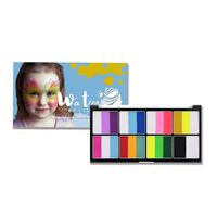 Kit de peinture sur visage et corps sur le thème des animaux, motifs de tigre, de papillon, de chat, de chien, pochoirs pour les enfants, fête d'anniversaire, peinture sur visage et corps