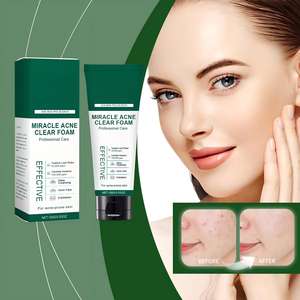 Nettoyant Visage Personnalisé à l'Arbre à Thé Anti-Acné 100g – Nettoyage en Profondeur, Contrôle du Sébum, Idéal Peaux Grasses et à Tendance Acnéique, Usage Quotidien - Product Image 3