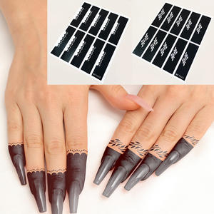 Fábrica Atacado Luxo Dedo <span class=keywords><strong>Henna</strong></span> Tattoo Stencils Impermeável Body Art PVC Material Custom Designs Alta Qualidade Temporária - Product Image 5