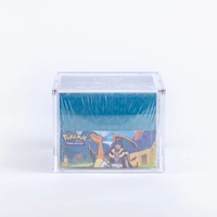 Vitrine acrylique personnalisée Pokemon Mini boîte de présentation de protection en étain 5x