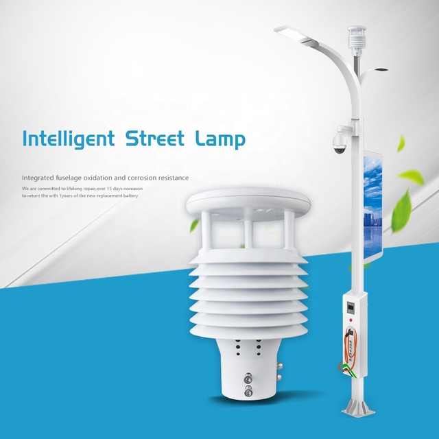 All-in-One Environmental Monitoring Weather Station 8 Parameters No Field Calibration ASA Housing Anti-Corrosion Weather Sensor