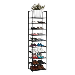 Zapatero de alta calidad de 10 niveles, 20-25 pares, estante organizador <span class=keywords><strong>para</strong></span> <span class=keywords><strong>zapatos</strong></span>, <span class=keywords><strong>armario</strong></span> <span class=keywords><strong>para</strong></span> almacenamiento en el hogar, estante organizador resistente, gabinete - Product Image 6