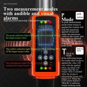 Dijital Tork Anahtarı, Yüksek Hassasiyetli Test Cihazı, Dijital Kilogram Anahtarı - Product Image 6