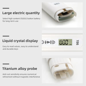 पानी की गुणवत्ता परीक्षक स्वचालित अंशांकन <span class=keywords><strong>0</strong></span>-990ppm शुद्धता पानी के मीटर टीडीएस स्विमिंग पूल पीने पानी एक्वैरियम के लिए पीएच मीटर - Product Image 3