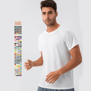 Wholesale Summer Workout T Shirt Men 100% Polyester Quick Dry T Shirt for Men - Product Image 1