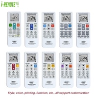 Télécommande universelle pour air conditionné avec écran lcd, fente universelle, pour système d'air conditionné