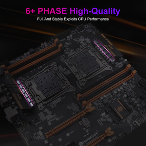HUANANZHI X99 8D4 Dual <span class=keywords><strong>Cpu</strong></span> 8D4 X99 Placa base Lga 2011-3 DDR4 Placa base de computadora para servidor de PC - Product Image 6