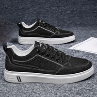 Chaussures pour hommes Printemps 2024 Nouvelles chaussures de sport et décontractées en tissu Chaussures de travail en toile pour hommes Semelle plate en lin pour hommes