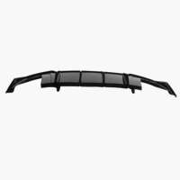 Diffuseur arrière inférieur noir brillant ABS pour SEAT Leon Cupra ST Estate MK3 5 5F 2017 2019