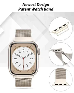 <span class=keywords><strong>Correa</strong></span> <span class=keywords><strong>Milanesa</strong></span> para <span class=keywords><strong>Apple</strong></span> <span class=keywords><strong>Watch</strong></span> de 40mm-49mm con Cierre Magnético para las Series 11/10/9/SE/7/8/Ultra3/2 - Product Image 3