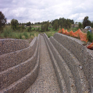 Nặng mạ kẽm lục giác <span class=keywords><strong>gabion</strong></span> lồng dệt đồng bằng dệt <span class=keywords><strong>gabion</strong></span> giỏ cho <span class=keywords><strong>gabion</strong></span> lưới Cung cấp Cắt Uốn chế biến - Product Image 2