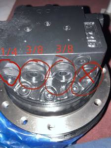 Bagian ekskavator IHI16 Final drive MAG-18V-230,TM03CJ GM034CJ,Travel Motor,Travel Gearbox,SK20SR-3 KX61-3 SK25SR Vio15-2 - Product Image 3