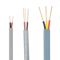 Câble et fil électriques pour câblage domestique 1,5 mm 2,5 mm 8 mm carré, câble plat double et terre