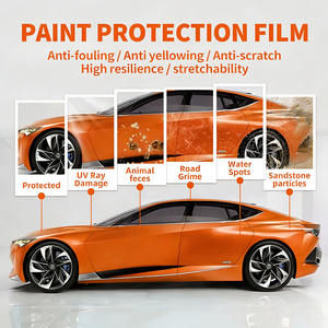 8 años de garantía 1,52x15M 8.5Mil TPU PPF Película de protección de pintura de coche brillante Rollo de película de carrocería de coche autocurativo transparente para automóvil - Product Image 3