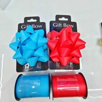 Fleur étoilée 3D laminée mate, ruban adhésif décoratif pour cadeaux de Noël