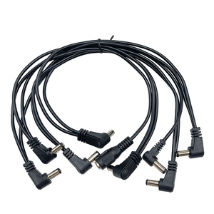 Cable de Alimentación para Pedales de Efectos de Guitarra al por Mayor con Cable de 1 a 3 Vías, <span class=keywords><strong>Cadena</strong></span> Daisy de 3 Vías para Efectos de Guitarra y Bajo de <span class=keywords><strong>9V</strong></span> CC - Product Image 1