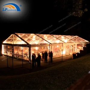 250 persone di alluminio all'aperto chiaro tetto tendone evento tenda per matrimonio o festival