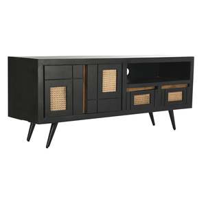 MANGO <b>RATTAN</b> <b>TV</b> <b>UNIT</b> 145.5X40.5X60 BLACK - Product Image 4
