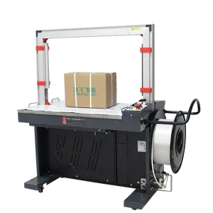 Duurzame Pp Bundeling Strapping Machines Hoge Tafel Top Boog Volautomatische Strapping Machine Voor Drank Assembleren Lijn