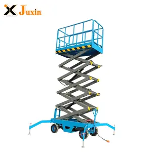 Alta Qualidade Hidráulica Móvel Skyjack Scissor Lift High Rise 500kg 14m Electro-hidráulico Scissor Lift