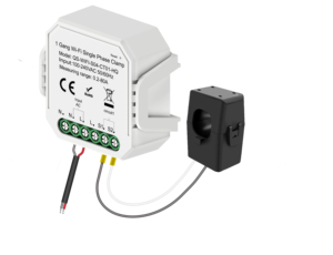 Pinza de Medición de Energía Bidireccional de 1 <span class=keywords><strong>Canal</strong></span>, Alta Precisión, Error de <span class=keywords><strong>5</strong></span>‰, para Red Eléctrica y Panel Solar - Product Image 1