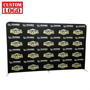 Expositor de Fondo de Tela Tensada para Exposiciones y Ferias Comerciales, Tamaños Personalizados, Tela de Punto por Urdimbre de 280 g/m² con Marco de Postes de Aluminio - Product Image 1