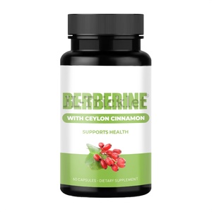 Suplementos de Berberina de Marca Privada OEM, Berberina <span class=keywords><strong>Hcl</strong></span> 98%, Cápsulas de Berberina - Product Image 1
