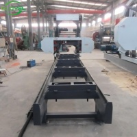 Scie horizontale portative pour le travail du bois, machine de coupe diesel/électrique pour gros bûches, scierie