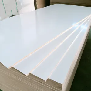 Multi Colors Wood Grain Matt 15mm 18mm Melamine MDF Board Marble Waterproof MDF Board For Cabinets