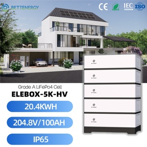BETTENERGY Stackable Battery 153.6-512v High Voltage Home <b>Energy</b> <b>Storage</b> <b>System</b> 15kWh 20kWh 30kWh Lithium Battery - Product Image 1