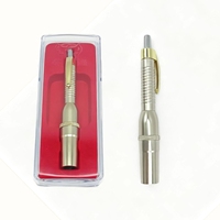 Stylo de ponction métallique triple-lancette tout-en-un pour thérapie par ventouses humides sur le corps, dispositif de ponction certifié CE Classe I, garantie de 3 ans