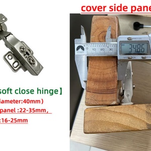 Bisagra de cierre suave FGA especial de 40 mm para puertas gruesas de gabinetes de cocina, taller, sala de estar, escuela, dormitorio, comedor, apartamento - Product Image 2