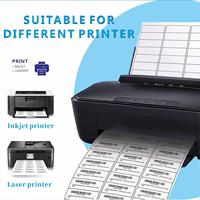 Étiquettes d'expédition A4 Express, 30 pièces par feuille, autocollantes, étiquettes FBA, imperméables, laminage brillant, impression laser/jet d'encre, adresse