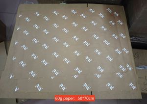 กระดาษห่อของขวัญเคลือบแว็กซ์แบบรีไซเคิล พิมพ์โลโก้ได้ ขนาด 40x50 ซม. สำหรับห่อเสื้อผ้า ช่อดอกไม้ และของขวัญ - Product Image 5