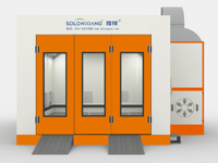 Cabine de peinture gonflable professionnelle à prix abordable pour voitures, avec four de séchage intégré