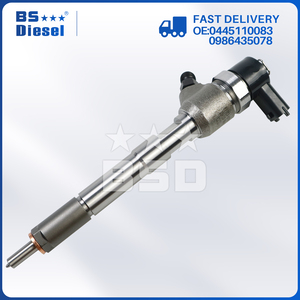 Inyector de combustible de piezas de repuesto de coche 0 445 110 083 0986435078 inyectores diésel Common Rail 0445110083 para <span class=keywords><strong>Fiat</strong></span> - Product Image 4