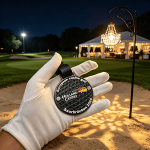 Étiquette de sac de <span class=keywords><strong>golf</strong></span> personnalisée en cuivre, fabriquée en Chine, durable, matériaux de haute qualité - Product Image 5