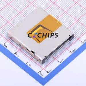 XKSD-1251-5C1 SD Card / Memory Card Connector SMD Connector Plug-In Type Standard SD Card Card Holder 4.58mm - Product Image 1