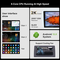 Reproductor de DVD para Auto Universal 7870 de 256 GB con Android 13, Pantalla 2K, DSP, CarPlay, GPS, Directo de Fábrica