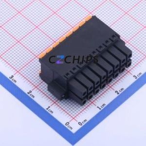 KF2EDGKSM-3.5-2*8P Plug-in Terminal Block P=3.5mm Connector Male Plug Screw Fixing 2x8P 3.5mm - Product Image 2